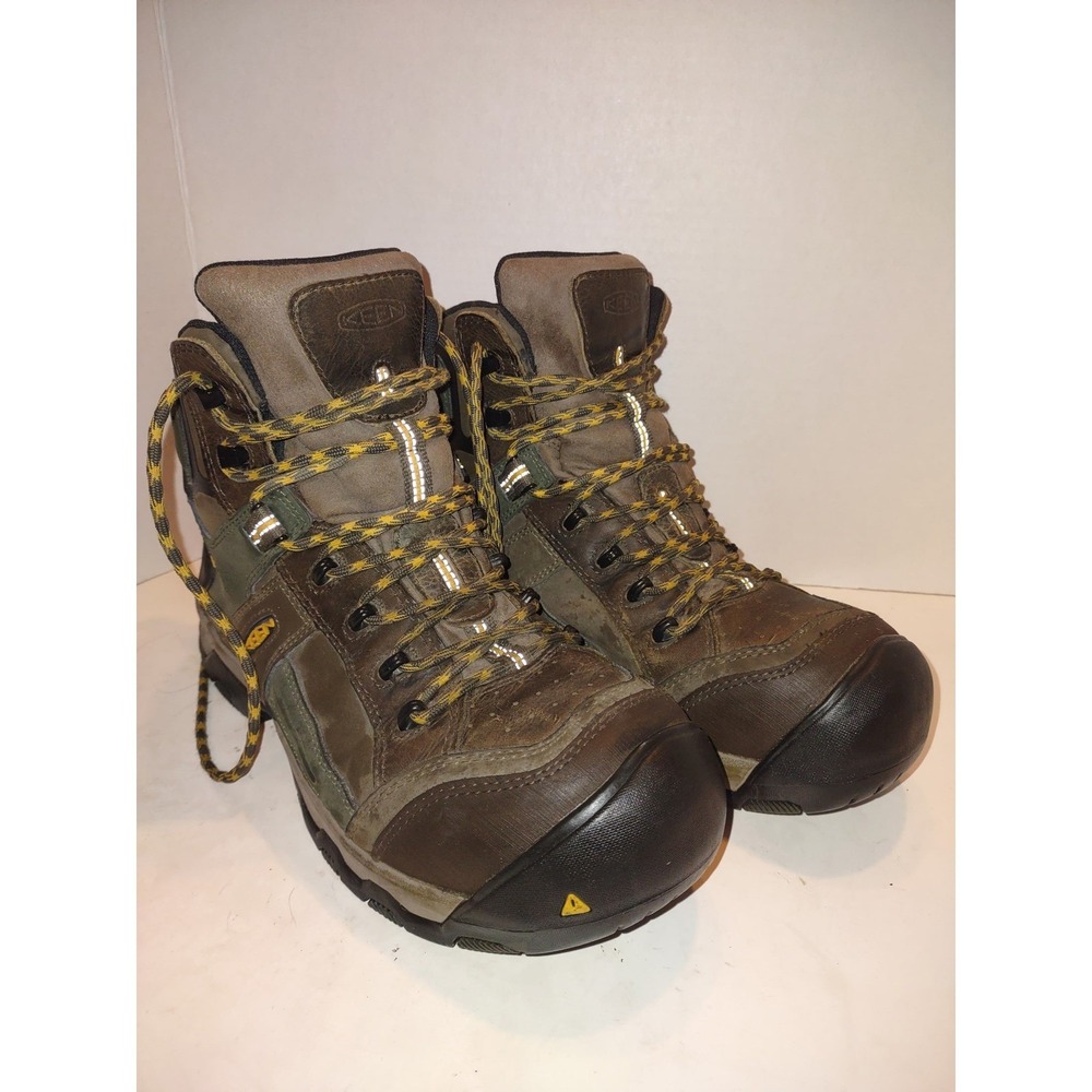 Keen Utility Work Boots Mens 9D Brown Leather Waterproof Safety Toe ASTM F241311